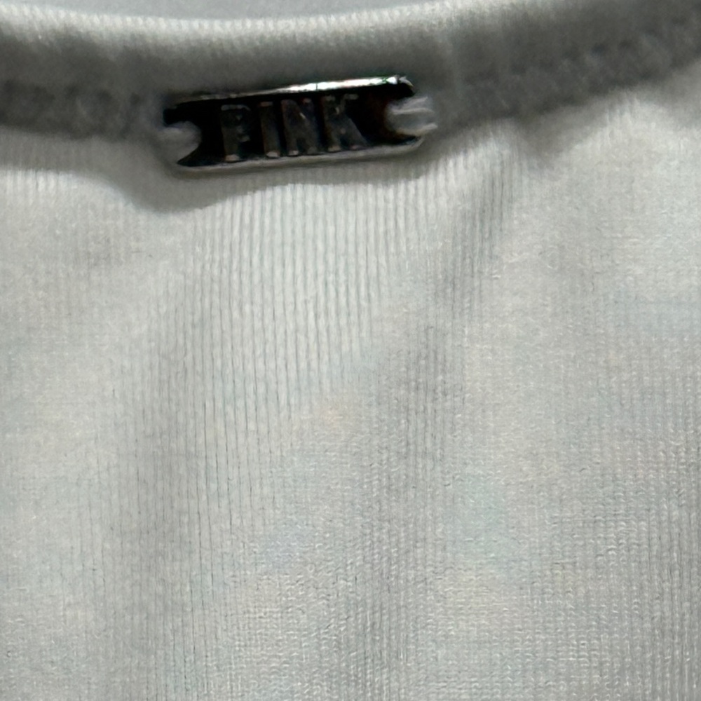 PINK Victoria's Secret White One Piece Swimsuit SZ M - Picture 3 of 6